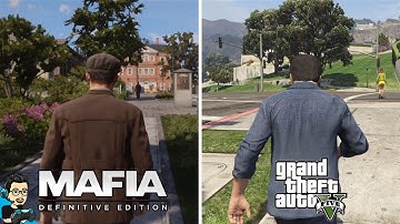 MAFIA 1 Remake v/s GTA 5 - Graphics & Gameplay Comparison