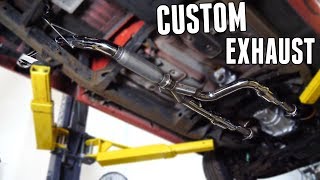 Building a Custom SIDE EXIT Exhaust for the DRIFT TRUCK!