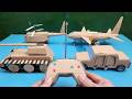Remote-controlled toy airplane model