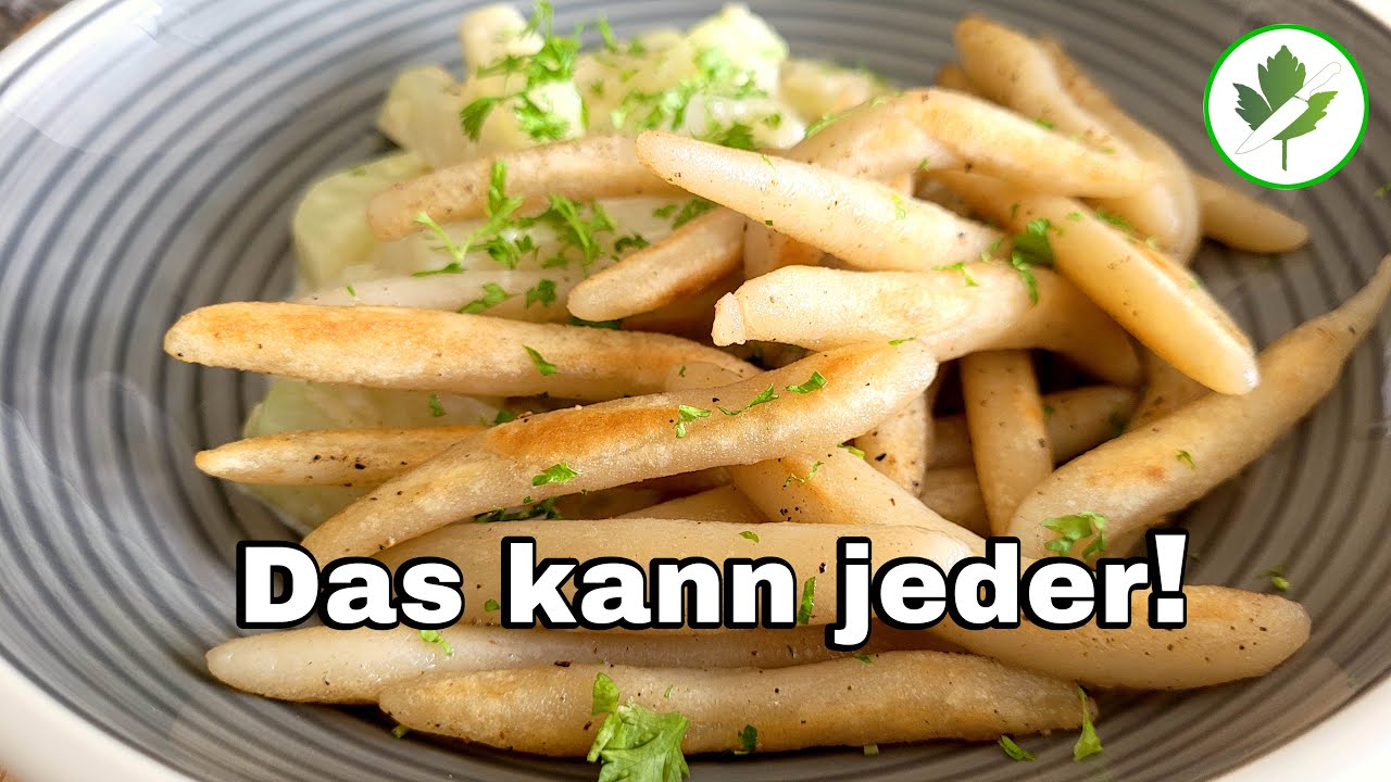 Die kann jeder! Schupfnudeln ohne Kartoffeln mit Rahmkohlrabi #günstig