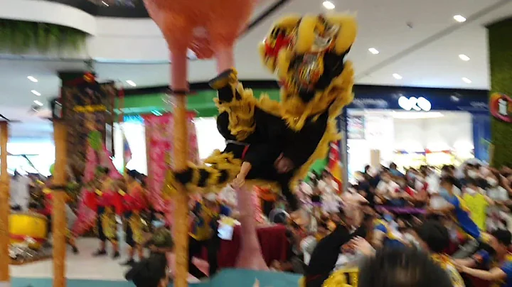 Quayside Mall Acrobatic Lion Dance Championship 2022 - Fall and Rise Again - DayDayNews