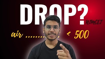Is it worth it to take a Drop for NIMCET?  🤔 | Should you take a drop - Let