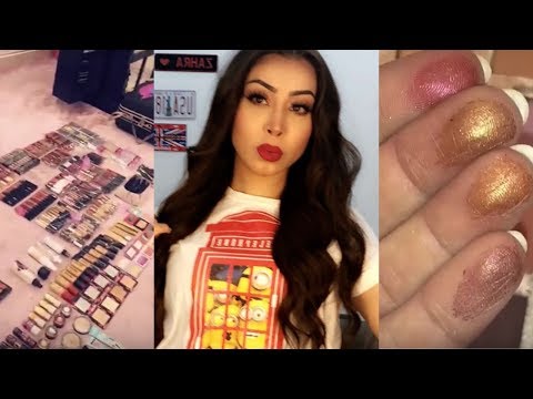 شاهد ابرار الكويتية تشتري أشهر انواع ماركات الميكب وبأسعار مناسبة من كومار