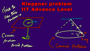 Canonical Pendulum Problem || Simple Pendulum Problem || IIT Pendulum Problem