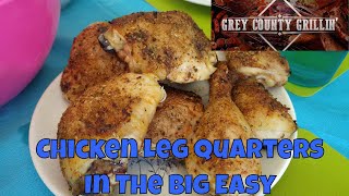 We found some chicken legs with the backs attached at our local
grocery store for a great price! so, what do them? throw them in big
easy oil ...