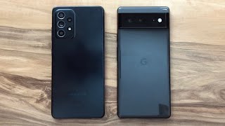 Google Pixel 6 vs Samsung Galaxy A52s