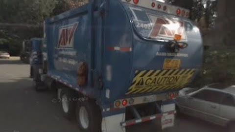 Garbage Trucks On Google Maps PT.13