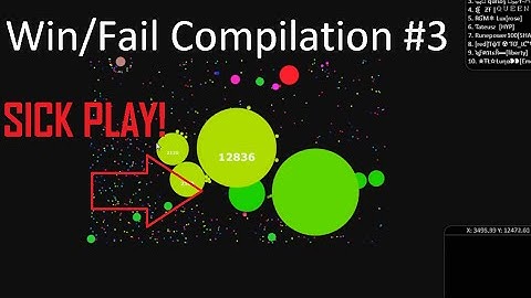 Gota.io Win/Fail #3 - VANISHSPLIT, REVERSE TRICKSPLIT AND MORE