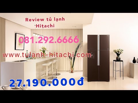 Video R-FW690PGV7X | Tủ lạnh Hitachi 4 cánh, 540 lít - youtube