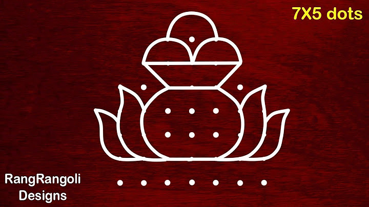 Bhogi Pongal pot rangoli🌻/Thai Pongal Paanai kolam🌻/sankranti chukala muggulu