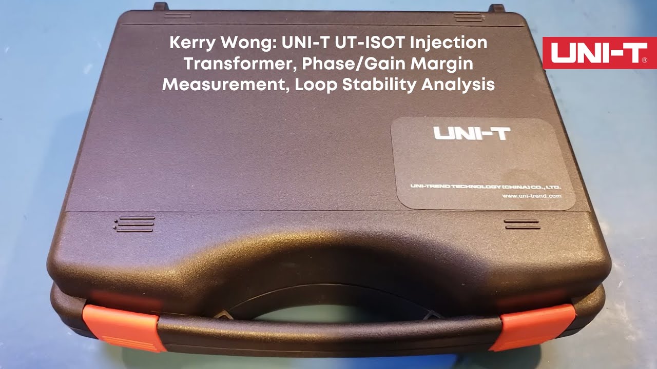 UNI-T UT-ISOT Injection Transformer, Phase/Gain Margin Measurement ...
