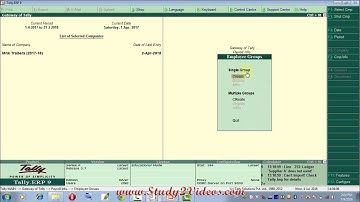 05 how to create employee group for payroll in tally erp 9 in hindi payroll