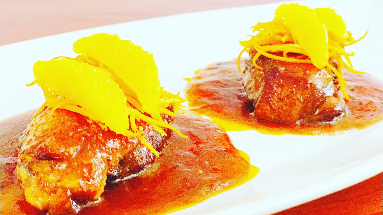 Roasted Duck Bigarade (Orange Sauce) Royalty Dish ChefBae YouTube