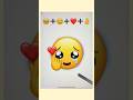 Cute emoji with heart❤️ #shorts #ytshorts #digitalart #emojichallenge ji