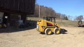 2009 CATERPILLAR 236B2 SKID STEER LOADER WITH NEW BUCKET.....73 HP