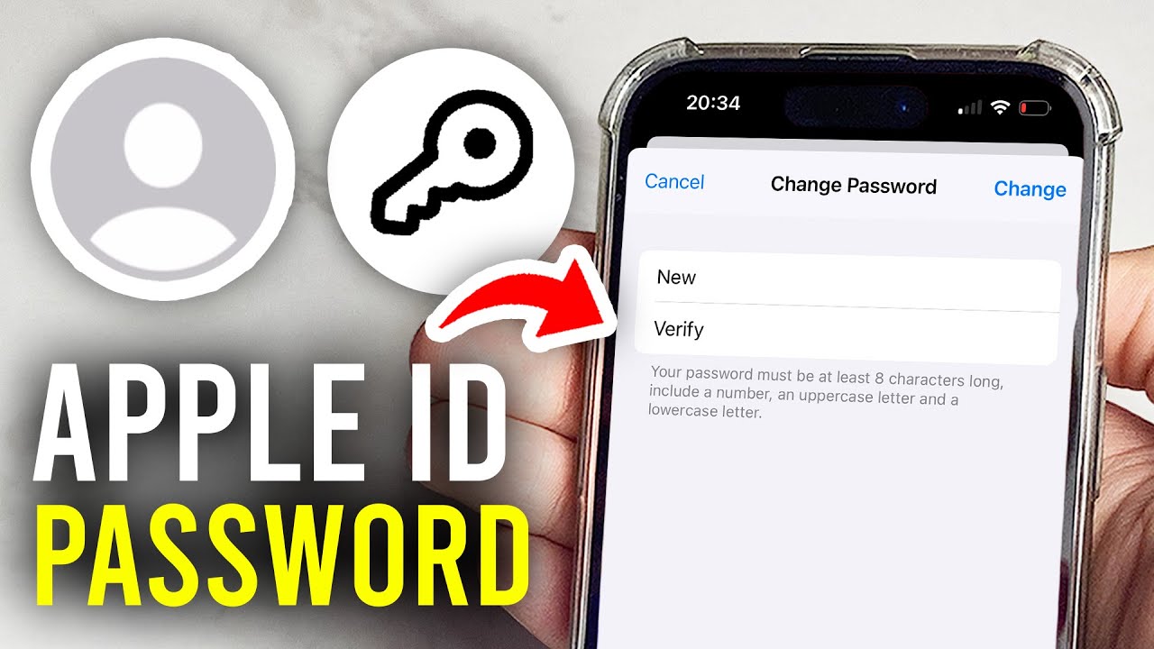 How To Change Your Apple ID Password - Full Guide - YouTube