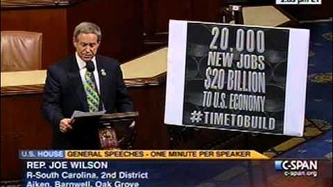 5.20.13 - One Minute Speech: Keystone Pipeline Will Create Jobs