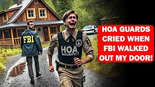 Download Lagu HOA Waited 2 Hours to Intimidate Me—Then My FBI Friend Showed Up and They Ran Off Crying! MP3