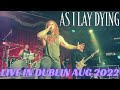 As i lay dying  live in dublin 9th aug 2022