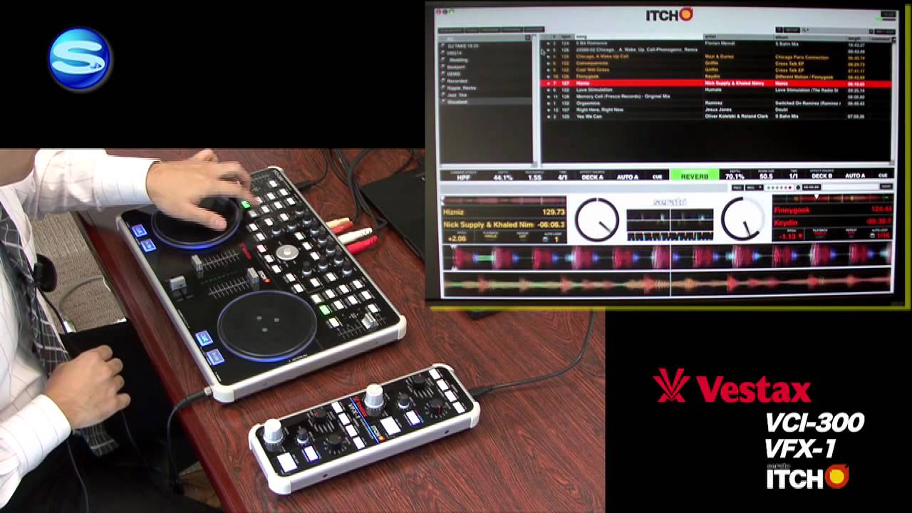 Vestax VCI-300 + VFX -1 Effect Controller - YouTube