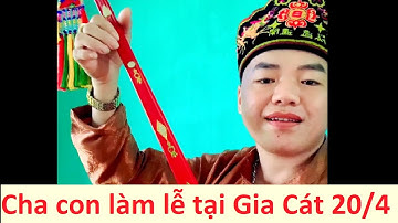 Cha con then Quảng làm lễ tại Gia Cát, Cao Lộc | then lạng sơn