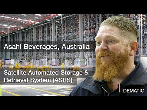 Asahi DC achieves 250% productivity boost with Dematic Automated Storage and Retrieval System (ASRS)