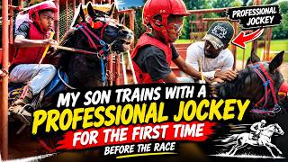 Eli Trains With a Professional Jockey for the FIRST Time Before the Race! 🏇🏾| Training Spicy Day 59