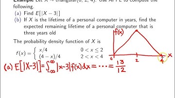 Triangular distribution -- Example 1
