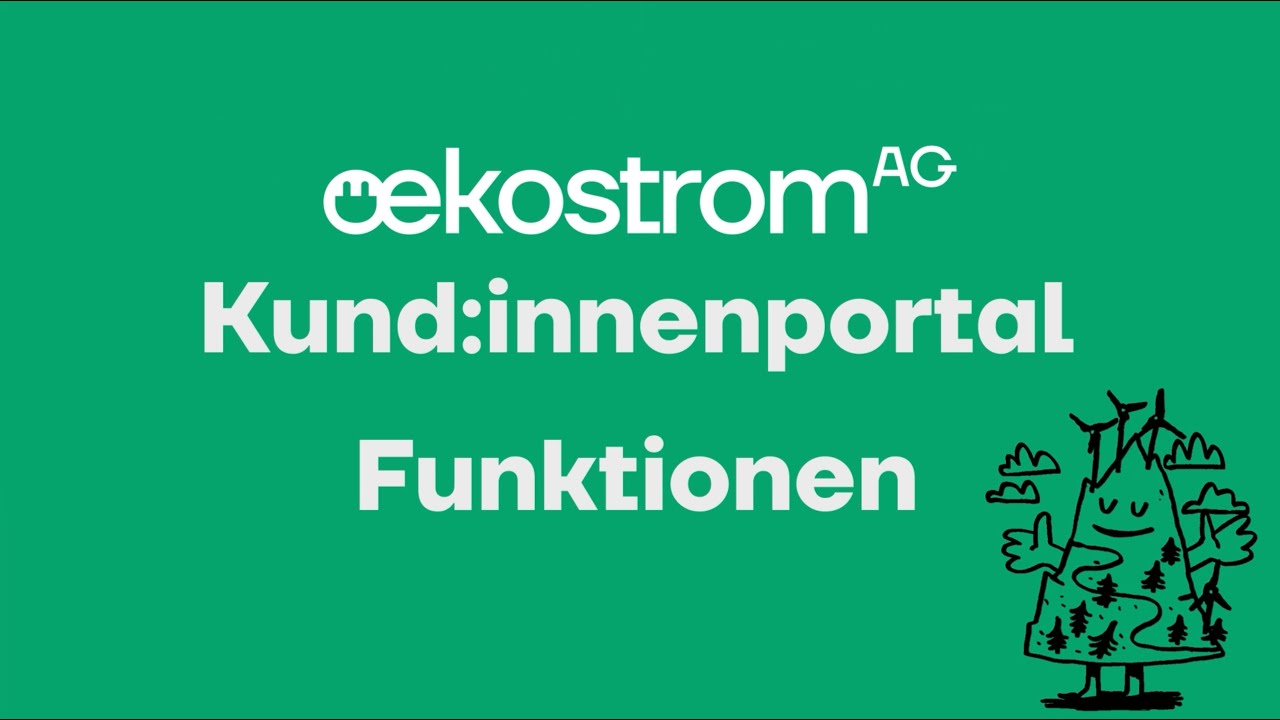oekostrom AG-Kund:innenportal Funktionen
