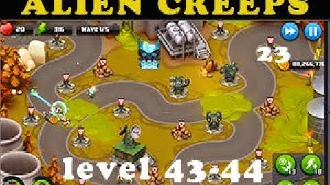 Alien Creeps Level 43 - 44