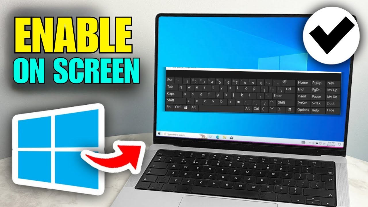 How To Enable On Screen Keyboard In Laptop