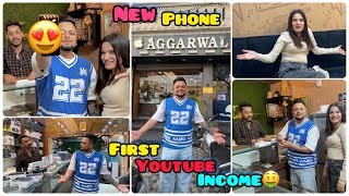 My First Youtube Income Pehli Income Da New Phone Ankush Thakur 