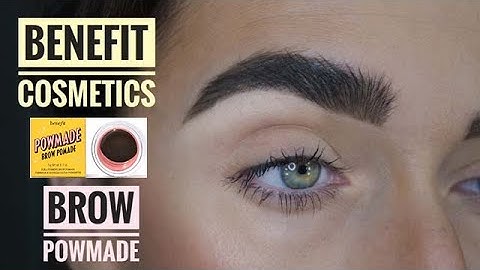 BENEFIT COSMETICS BROW POWMADE | TRY ON