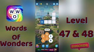Words of Wonders Hexa Level 47 |Words of Wonders Hexa Level 48 | Go Answer