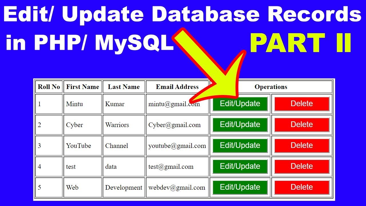 Php Code Insert Data Into Mysql Database From Form Tuts Make How To