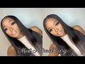 STEP BY STEP GLUELESS UNDECTABLE V-PART WIG TUTORIAL ft. NADULA HAIR