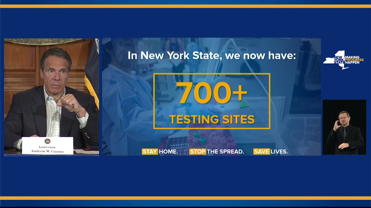 世界一の検査体制、知事も実施：NY知事