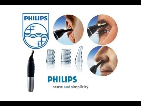 Philips NT9110/60 Norelco Nose, Ear & Eyebrow Trimmer Unboxing