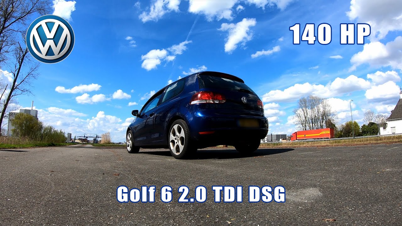 Vw Golf 6 2 0 Tdi Dsg 140 Hp Test Drive Youtube
