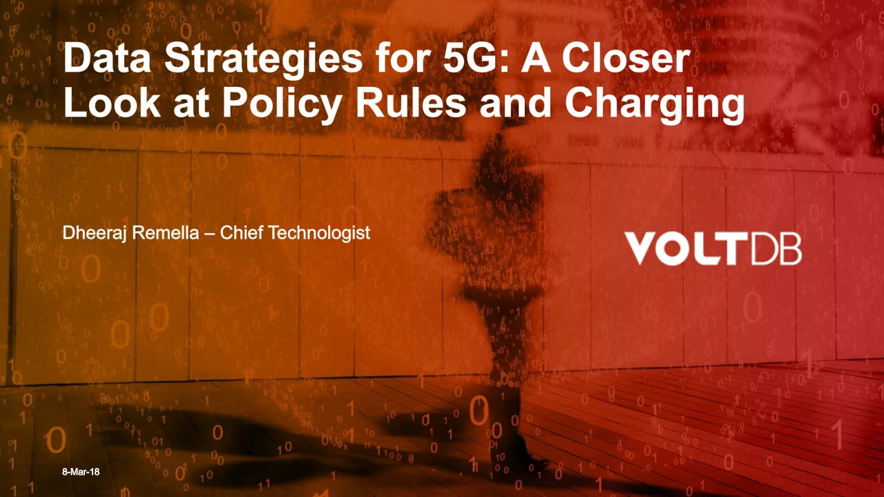 Data Strategies for 5G A Closer Look at Policy Rules and Charging