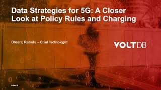 Data Strategies for 5G A Closer Look at Policy Rules and Charging