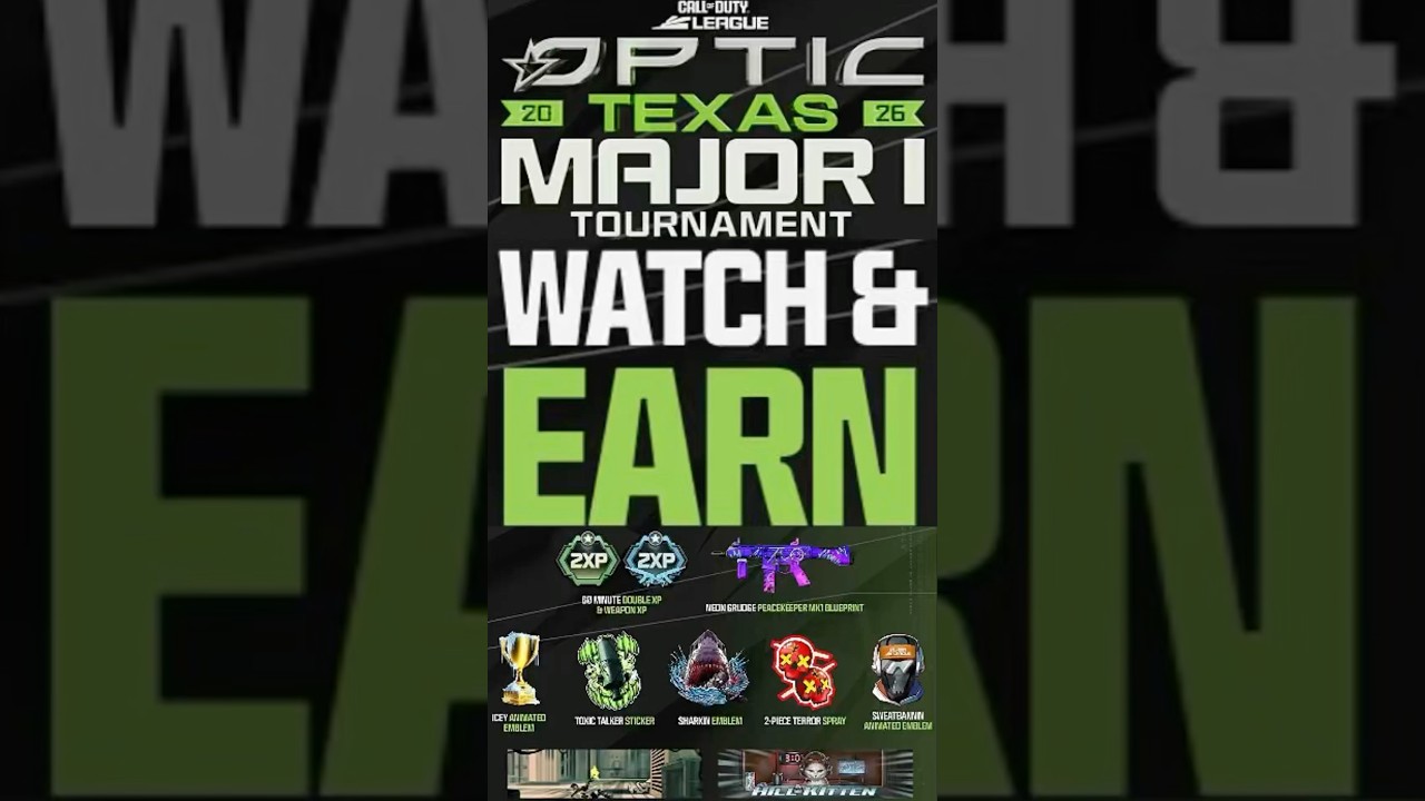 Как получить бесплатные награды за просмотр нового турнира Call of Duty League Major 1