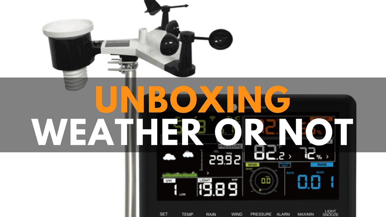 Ambient Weather WS2902 Unboxing Solar Powered Wireless WiFi Remote
