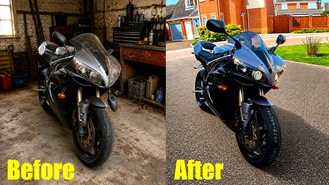 Turning This Barn Find Yamaha R1 Into A Showroom Worthy R1