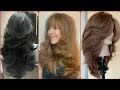 gourgious long step cutting haircut ideas hairstyles for women&#39;s girls #rebondinghair #2023hairstyle