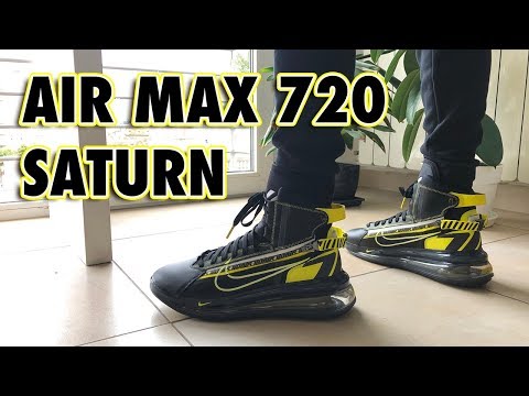 nike air max 720 saturn on feet