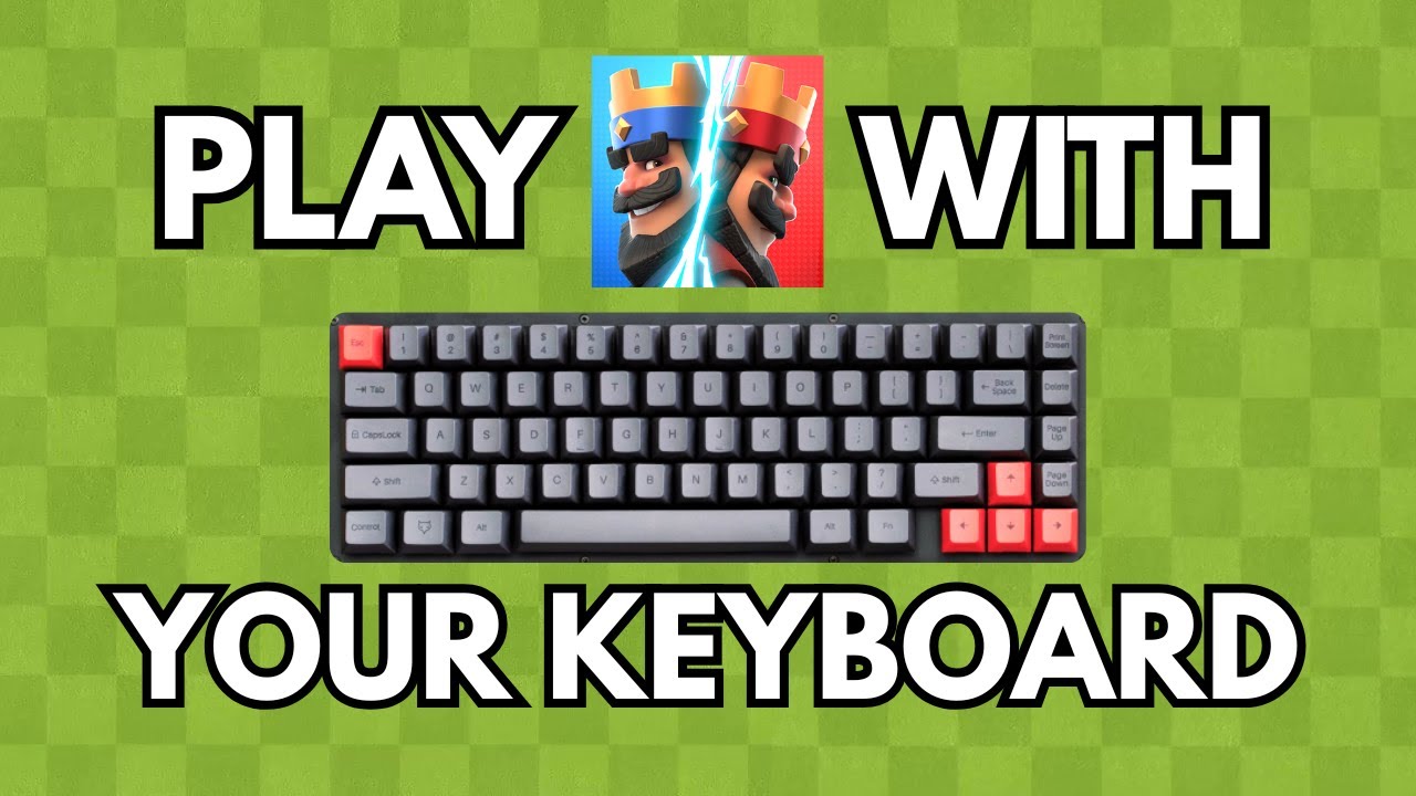 YOU CONTROL THIS CLASH ROYALE MATCH WITH YOUR KEYBOARD!
