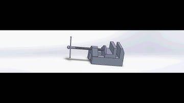 ASSEMBLY BENCH VISE IN SOLIDWORKS