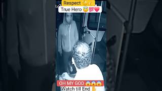 Disabled Boy Saves Bus Driver from Knife Attack 😱  #shorts #hero #rescue #respect #shortsfeed