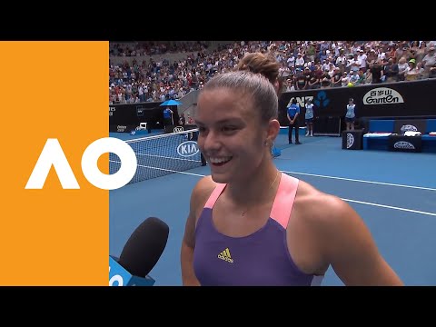 Maria Sakkari on-court interview (3R) | Australian Open 2020